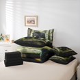 thumbnail image 6 of Homewish Safari Deer 7-Piece Twin Bedding Sets,Rustic Plant Tree Bedding Comforter Set,Green Black Sheet Sets For Boys Teens,Super Cozy Room Decor Reversible, 6 of 8