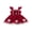 Red Santa, variant on RUINIXCW Toddler Baby Girl Velvet Christmas Dress Kids Santa Gingerbread Christmas Outfit Infant Baby Girl Fall Winter Plush Trim Flying Sleeve Xmas Dress