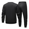 thumbnail image 3 of Men’s Long Sleeve Pullover Crewneck Sweatshirt and Jogger Pants Set Casual Two Piece Tracksuit Outfit with Ribbed Cuffs Waistband Pockets, 3 of 3