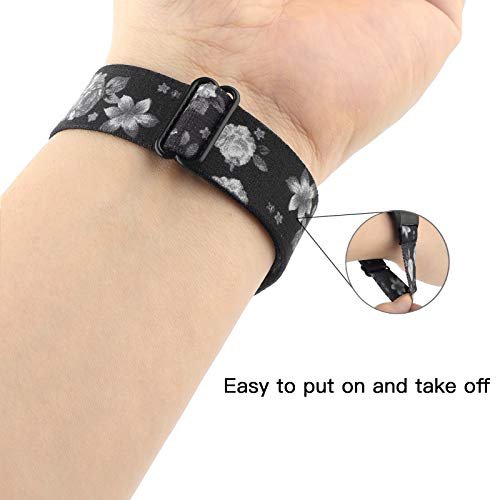 Yonworth Banda elástica ajustable para reloj compatible con Fitbit Cha