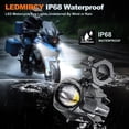 thumbnail image 2 of Luces auxiliares para motocicletas LEDMIRCY Luces Exploradoras IP68, 2 of 7
