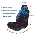 thumbnail image 2 of Lsque Futuristic Purple Panther Pattern Car Seat Covers for Front Seats , Waterproof Seat Covers for Cars, Sporty Front Seat Covers,Car Seat Cover Protector Front Seats, 2 of 5
