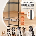 thumbnail image 3 of Pet Feeding Station with Dog Food and Toy Organizer and Raised Dog Bowls, 3 of 6