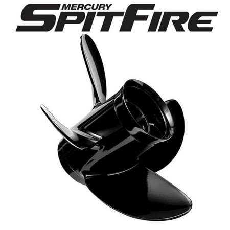 Mercury Spitfire 4-Blade Aluminum Propeller Prop 9.3 x 11P 25-30HP (Best Prop For 50 Hp Mercury)