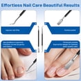 thumbnail image 6 of Behome Toenail Clippers for Thick Toenails, 6 Pcs Heavy Duty Nail Clipper Set for Seniors & Men, Angled Head Large Toe Nail Clippers with Wide Opening, Long Handle & Case, 6 of 8
