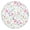 Pioneer Flower Floral, variant on Pioneer Flower Floral Print Pattern Round Fitted Tablecloth with Elastic Edge,Dining Table Cover Waterproof,Outdoor Round Tablecloth for Camping,Dining,Indoor and Outdoor