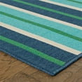 thumbnail image 2 of Oriental Weavers Meridian Area Rug 9652F Blue Rows Bars 5' 3" x 7' 6" Rectangle, 2 of 2
