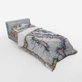 thumbnail image 3 of Ambesonne Colorful Bedding Set 4 Pcs, Old Italy Map, Queen, Multicolor, 3 of 3