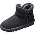 thumbnail image 4 of UngA Winter Boots Kids Waterproof Slip Resistant Ankle Boots Outdoor Mid Calf Boots Snow Boots Boy Girl (Little Kid/Big Kid),Size 4.5, 4 of 8