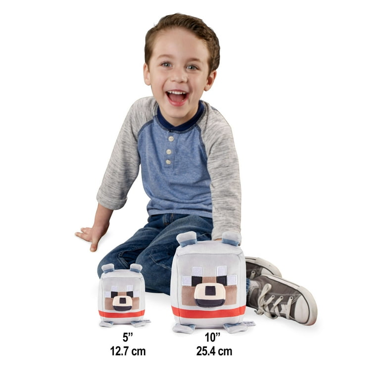 Minecraft Cuutopia Dennis the Wolf Plush Toy, 10-inch Collectible