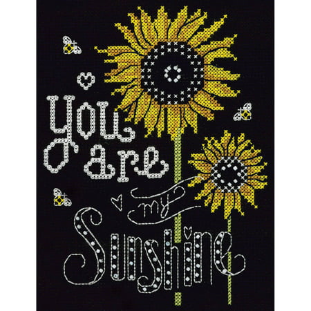 You Are My Sunshine Counted Cross Stitch Kit, 8