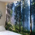 thumbnail image 2 of AAOMASSR Nature Forest Trail Tapestry, 3D Printed Wall Art Hanging Bedroom Living Room Dorm Decor, 51 x 59 inches, Green, 2 of 2
