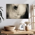 thumbnail image 3 of Elephant Stock White Horse Eye Wall Art - Horizontal Canvas Wall Art - Living Room Wall Decor - Animal Canvas - Beige And Gray Decor - 24" x 16", 3 of 8