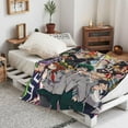 thumbnail image 3 of Mha Boku no Hero Academia Soft Blanket Fuzzy Fleece Anti-pilling Flannel Throw Blanket Decor Sofa Bed Blanket 40x60in, 3 of 7