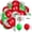 1, variant on Red and Green Balloon Set, 30Pcs Latex Balloons for Christmas Birthday Wedding Party Decoration Supplies