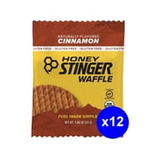 Honey Stinger Gluten Free Organic Waffle, Cinnamon -1 oz Packet/12 Count Box, 12