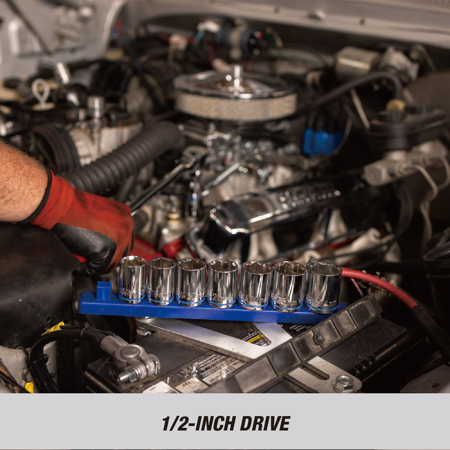 Hyper Tough 9-Piece Metric Socket Set, 1/2-Inch Drive photo 5