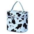 thumbnail image 1 of Bolso cosmético del alto cubo del maquillaje portátil impermeable del modelo de la vaca, hecho de PU, 1 of 5