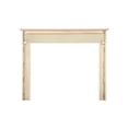 thumbnail image 3 of Pearl Mantels Alamo Transitional Styled Mantel Surround, Constructed With Hand Chosen Grade A Wood And Wood Veneers, Unfinished, Paint And Stain Grade, Interior Opening 50"W x 42"H, 3 of 5