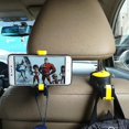 thumbnail image 2 of Car Seat Back Hook With Phone Holder (2 Pieces, Yellow), 2 of 3