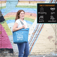 thumbnail image 3 of Best Cat Mom Ever Teal Lexie Tote Bag, 3 of 7