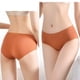 thumbnail image 4 of Cotton mid-waist large-size seamless briefs for women's pantiespangjing, 4 of 4