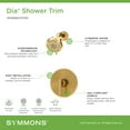 thumbnail image 6 of Symmons 3591BBBZ15TRM Dia Hydromersion Shower Only Trim Package - Bronze, 6 of 7