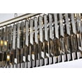 thumbnail image 6 of Urban Classic Sydney 12-Light Metal Royal Cut Chandelier - Matte Black, 6 of 7