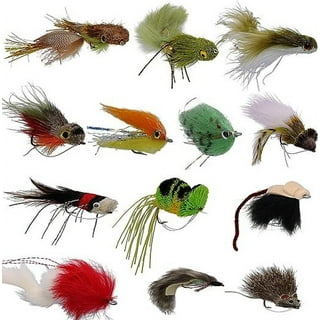 36pcs Fly Fishing Flies Kit Hand Tied Trout Bass Fly Assortment With Fly  Box Dry