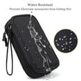 thumbnail image 6 of Electronic Organizer Bag, Waterproof Portable Electronic Organizer Travel Accessories Cable Bag Universal Cord Storage Case for CableCord Storage Double Layer - Gray, Large, 6 of 8