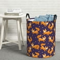 thumbnail image 6 of Sikiie Stars and Fox Cute Print Round Dirty Clothes Basket, Waterproof Standing Foldable Storage Basket, for Laundry Room, Bedroom, Bathroom Storage-Small, 6 of 6