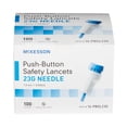 thumbnail image 4 of McKesson Safety Lancets, Push-Button Diabetes Lancet - 23G, 1.8 mm, 100 Count, 20 Packs, 2000 Total, 4 of 9