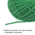 thumbnail image 4 of Uxcell 82ft Jute Twine 0.04inch 3 Ply Natural String for DIY Crafts Green 2Pack, 4 of 7