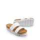 thumbnail image 5 of Sandalias Plataforma con Cuña para Mujer DREAM PAIRS Blancas Talla 10, 5 of 7