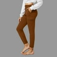 thumbnail image 2 of zbxnLI Women's Cargo Pants High Waist Business Casual Work Pants Pull on Dress Pants with Pockets, 2 of 7