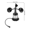 thumbnail image 4 of LHCER Wind Speed Anemometer,0-70m/s Environment Signal Output Pulse Type Three Cups Wind Speed Sensor Anemometer,Wind Anemometer, 4 of 8
