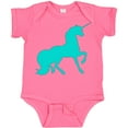thumbnail image 3 of Inktastic Aqua Unicorn Boys or Girls Baby Bodysuit, 3 of 5