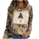 thumbnail image 2 of Ichuanyi liquidación moda para mujeres manga casual de manga redonda redonda de cuello estampado blusa tops blusa ICHUANYI WER202308214374, 2 of 5