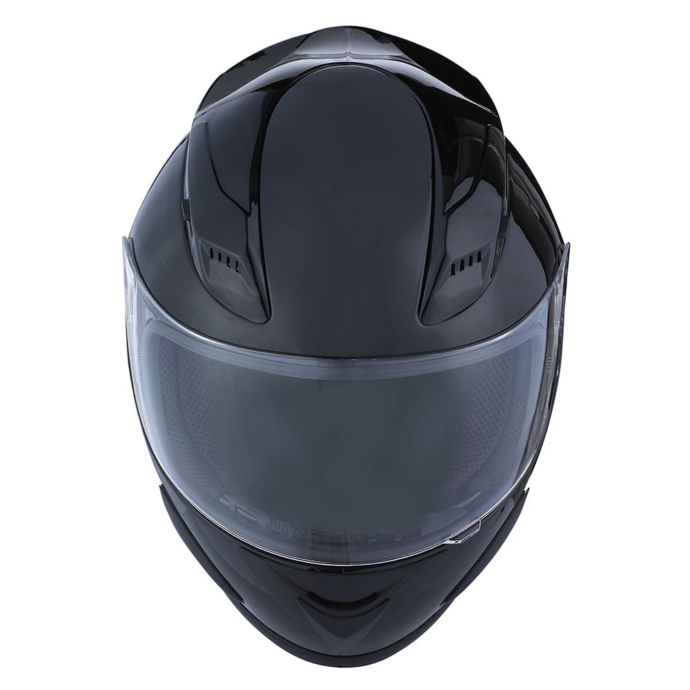 1STORM MOTORCYCLE BIKE FULL FACE HELMET MECHANIC GLOSSY BLACK