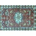 thumbnail image 1 of Ahgly Company Indoor Rectangle Animal Light Blue Traditional Area Rugs, 2' x 3', 1 of 4