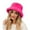 Hot Pink, variant on ICHUANYI Womens Bucket Hat Fuzzy Solid Fall Winter Warm Fishing Cap