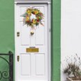 thumbnail image 2 of 21.7 '' rge Artificial Sun Flower Wreath Hoja Guirnalda Puerta de Pared Mural Casa Ranguna Otoño de Acción de Gracias Decoraciones para el hogar Sunnimix Corona de la puerta delantera, 2 of 8