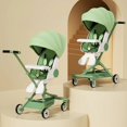 thumbnail image 3 of Light Trolley Two-way Stroller 1-3 Years Old Children Stroller Multifunctional Baby Carriage Foldable and Easy To Carry ShopWise Round, 3 of 11