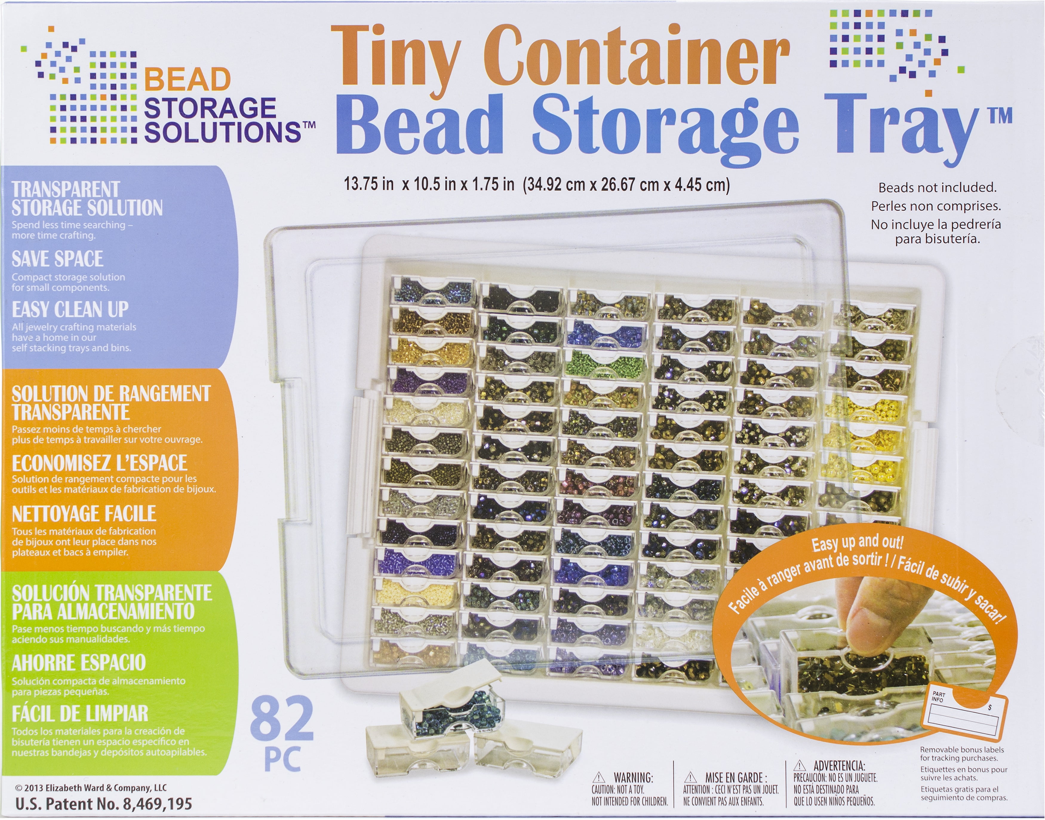 Elizabeth Ward S Tiny Bead Storage Tray 13 75 X10 5 X2