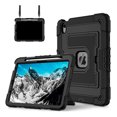 thumbnail image 2 of Case for iPad Air M3/M2 11" (2025/2024) with Slidable Foldable Kickstand/Screen Protector/Shoulder Strap/Capacitive Pen Slot, Soft Silicone Hybrid Armor Cover Drop/Shock Protection, 2 of 9