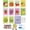 Fruit, variant on Minigem Diamond Painting Kits Mini Diamond Art Kits, 10Pcs Small Diamond Art Kits for Adults 3-Hour Painting, Postcard-Style Resin Square Drill Diamond Painting Kits 5x7 Inch (Fruit)