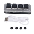 thumbnail image 2 of Mini Teclado Programable, Mini Teclado Plug And Play De 4 Teclas Para Oficina, 2 of 7