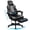 Grey, variant on Walsunny Ergonomic Gaming Chair with Adjustable Footrest and Massage Leather Game Chair large gaming chair with Headrest and Lumbar Support for Adults, Gray