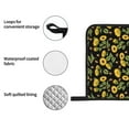 thumbnail image 4 of Salouo Bees and Sunflowers for Oven Mitts and Potholders BBQ Gloves-Oven Mitts and Pot Holders Non-Slip Cooking Gloves for Cooking Baking Grilling (4-Piece Set), 4 of 6