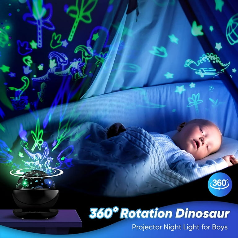 Rotating LED Projector Night Light - Dino Rotating LED Projector Night Light - Dino